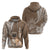 Custom Polynesian Pacific Bulldog Hoodie With Brown Hawaii Tribal Tattoo Patterns LT7 - Polynesian Pride