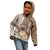 Personalised Polynesian Pacific Bulldog Kid Hoodie With Brown Hawaii Tribal Tattoo Patterns LT7 - Polynesian Pride