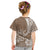 Personalised Polynesian Pacific Bulldog Kid T Shirt With Brown Hawaii Tribal Tattoo Patterns LT7 - Polynesian Pride