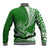 Personalised Polynesian Pacific Bulldog Baseball Jacket With Emerald Hawaii Tribal Tattoo Patterns LT7 - Polynesian Pride