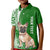 Personalised Polynesian Pacific Bulldog Kid Polo Shirt With Emerald Hawaii Tribal Tattoo Patterns LT7 Kid Green - Polynesian Pride