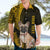 Personalised Polynesian Pacific Bulldog Hawaiian Shirt With Gold Hawaii Tribal Tattoo Patterns LT7 - Polynesian Pride