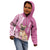 Personalised Polynesian Pacific Bulldog Kid Hoodie With Pink Hawaii Tribal Tattoo Patterns LT7 - Polynesian Pride