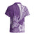 Personalised Polynesian Pacific Bulldog Hawaiian Shirt With Violet Hawaii Tribal Tattoo Patterns LT7 - Polynesian Pride