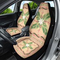 Hawaii Quilt Inspired Collection Aloha Flowers Car Seat Cover Maile - Kukui Nut Lei