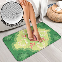 Hawaii Quilt Inspired Collection Aloha Flowers Bathroom Set Plumeria - Ti Leaf Lei