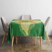 Hawaii Quilt Inspired Collection Aloha Flowers Tablecloth Plumeria - Ti Leaf Lei LT7 - Polynesian Pride