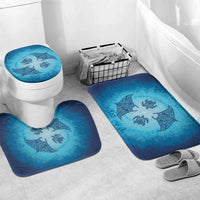 Hawaii Quilt Inspired Collection Aloha Sea Bathroom Set Manta Ray and Turtles