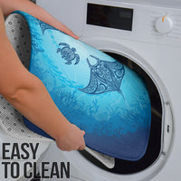 Hawaii Quilt Inspired Collection Aloha Sea Bathroom Set Manta Ray and Turtles