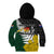 Personalised New Zealand Vs South Africa Rugby Kid Hoodie Rivals - Tribal Style LT7 - Polynesian Pride