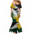 Personalised New Zealand Vs South Africa Rugby Mermaid Dress Rivals - Tribal Style LT7 - Polynesian Pride