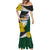 Personalised New Zealand Vs South Africa Rugby Mermaid Dress Rivals - Tribal Style LT7 - Polynesian Pride