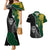 Personalised New Zealand Vs South Africa Rugby Couples Matching Mermaid Dress and Hawaiian Shirt Rivals Dynamics LT7 Black Green - Polynesian Pride