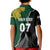 Personalised New Zealand Vs South Africa Rugby Kid Polo Shirt Rivals Dynamics LT7 - Polynesian Pride