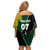 Personalised New Zealand Vs South Africa Rugby Off Shoulder Short Dress Rivals Dynamics LT7 - Polynesian Pride