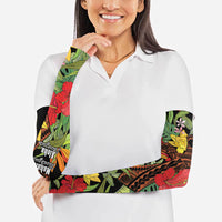 Mahalo Hawaii Ho'oponopono Pule Arm Sleeves Polynesian Pattern Cross LT7 - Polynesian Pride