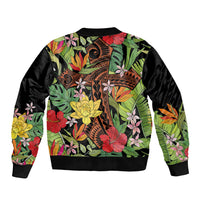 Mahalo Hawaii Ho'oponopono Pule Bomber Jacket Polynesian Pattern Cross LT7 - Polynesian Pride