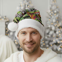 Mahalo Hawaii Ho'oponopono Pule Christmas Santa Hat Polynesian Pattern Cross