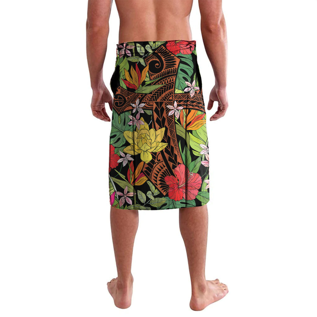 Mahalo Hawaii Ho'oponopono Pule Lavalava Polynesian Pattern Cross LT7 - Polynesian Pride