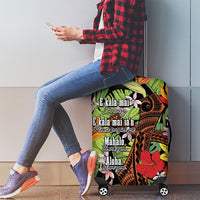 Mahalo Hawaii Ho'oponopono Pule Luggage Cover Polynesian Pattern Cross LT7 - Polynesian Pride