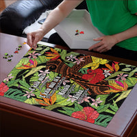 Mahalo Hawaii Ho'oponopono Pule Puzzle Polynesian Pattern Cross LT7 - Polynesian Pride
