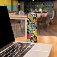 Mahalo Hawaii Ho'oponopono Pule Skinny Tumbler Polynesian Pattern Cross LT7 - Polynesian Pride