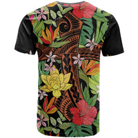 Mahalo Hawaii Ho'oponopono Pule T Shirt Polynesian Pattern Cross LT7 - Polynesian Pride
