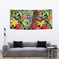 Mahalo Hawaii Ho'oponopono Pule Tapestry Polynesian Pattern Cross LT7 - Polynesian Pride
