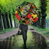 Mahalo Hawaii Ho'oponopono Pule Umbrella Polynesian Pattern Cross LT7 - Polynesian Pride