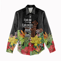 Mahalo Hawaii Ho'oponopono Pule Women Casual Shirt Polynesian Pattern Cross LT7 - Polynesian Pride