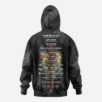Hawaii Ka Pule a ka Haku Memorial Hoodie Flower Lei Cross - Black LT7 - Polynesian Pride
