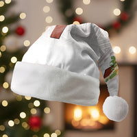 Hawaii ⁠Ka Pule a ka Haku Memorial Christmas Santa Hat Flower Lei Cross - Ivory White