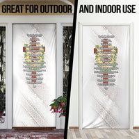 Hawaii Ka Pule a ka Haku Memorial Door Cover Flower Lei Cross - Ivory White LT7 - Polynesian Pride
