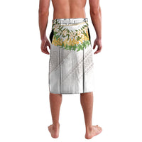 Hawaii Ka Pule a ka Haku Memorial Lavalava Flower Lei Cross - Ivory White LT7 - Polynesian Pride