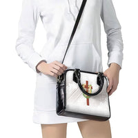 Hawaii Ka Pule a ka Haku Memorial Shoulder Handbag Flower Lei Cross - Ivory White LT7 - Polynesian Pride