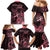 Polynesian Family Matching Mermaid Dress and Hawaiian Shirt Breast Cancer RIbbon Butterfly Mix Plumeria Curves Pink LT7 - Polynesian Pride