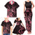 Polynesian Family Matching Tank Maxi Dress and Hawaiian Shirt Breast Cancer RIbbon Butterfly Mix Plumeria Curves Pink LT7 - Polynesian Pride