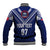 Personalised Samoa Rugby Baseball Jacket World Cup 2023 Siamupini Siva Tau LT7 - Polynesian Pride