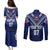 Personalised Samoa Rugby Couples Matching Puletasi Dress and Long Sleeve Button Shirts World Cup 2023 Siamupini Siva Tau LT7 - Polynesian Pride