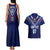 Personalised Samoa Rugby Couples Matching Tank Maxi Dress and Hawaiian Shirt World Cup 2023 Siamupini Siva Tau LT7 - Polynesian Pride