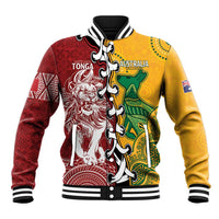 Mate Ma'a Tonga Vs Australia Rugby Personalized Baseball Jacket Special Mascots LT7 Unisex Colorful - Polynesian Pride