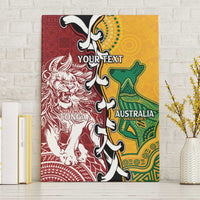 Mate Ma'a Tonga Vs Australia Rugby Personalized Canvas Wall Art Special Mascots LT7 Without Frame Colorful - Polynesian Pride