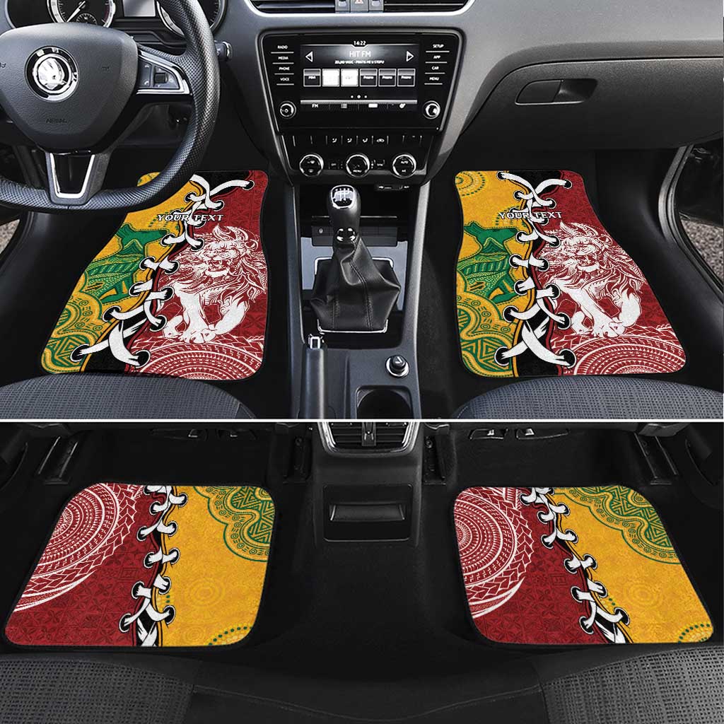 Mate Ma'a Tonga Vs Australia Rugby Personalized Car Mats Special Mascots LT7 Set 4pcs Colorful - Polynesian Pride