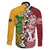 Mate Ma'a Tonga Vs Australia Rugby Personalized Family Matching Off Shoulder Maxi Dress and Hawaiian Shirt Special Mascots