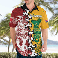 Mate Ma'a Tonga Vs Australia Rugby Personalized Hawaiian Shirt Special Mascots LT7 - Polynesian Pride