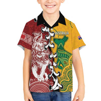 Mate Ma'a Tonga Vs Australia Rugby Personalized Hawaiian Shirt Special Mascots LT7 - Polynesian Pride