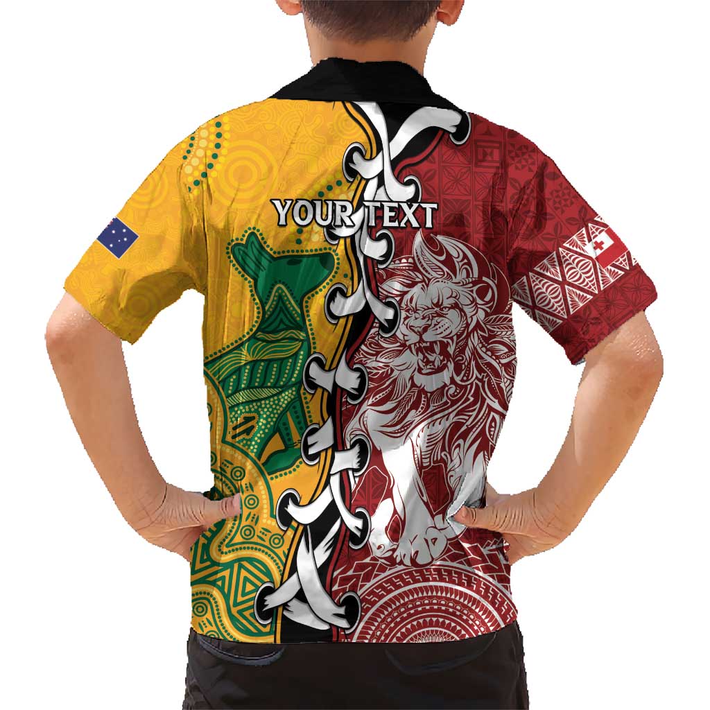 Mate Ma'a Tonga Vs Australia Rugby Personalized Hawaiian Shirt Special Mascots LT7 - Polynesian Pride