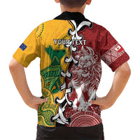 Mate Ma'a Tonga Vs Australia Rugby Personalized Hawaiian Shirt Special Mascots LT7 - Polynesian Pride