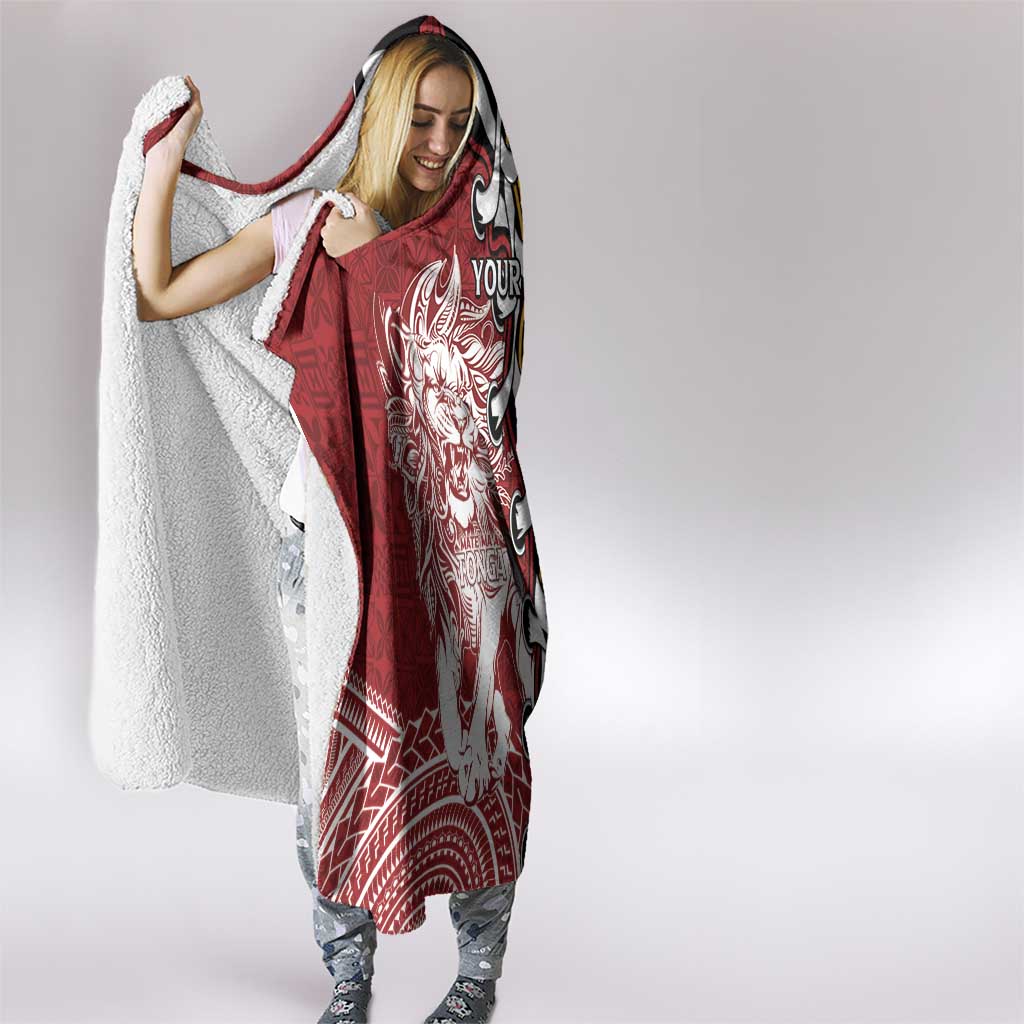 Mate Ma'a Tonga Vs Australia Rugby Personalized Hooded Blanket Special Mascots LT7 - Polynesian Pride