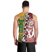 Mate Ma'a Tonga Vs Australia Rugby Personalized Men Tank Top Special Mascots LT7 - Polynesian Pride